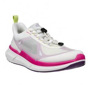 NEW ECCO women's biom 2.2 sneaker in white/lavender mist/beetroot